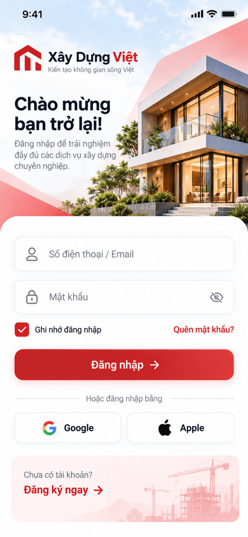 App xây dựng